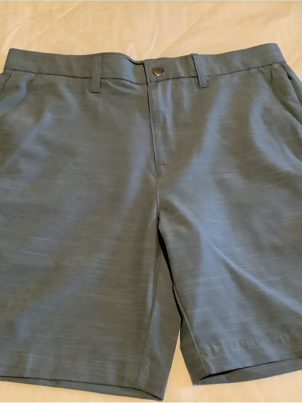 Apt. 9 Steel Blue Flat-Front Men's Shorts